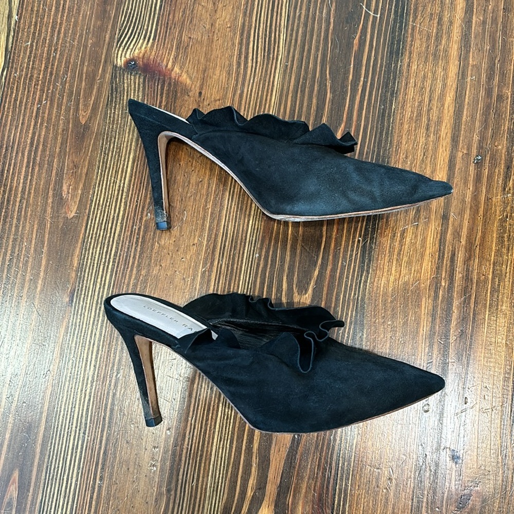Loeffler Randall ruffle mule